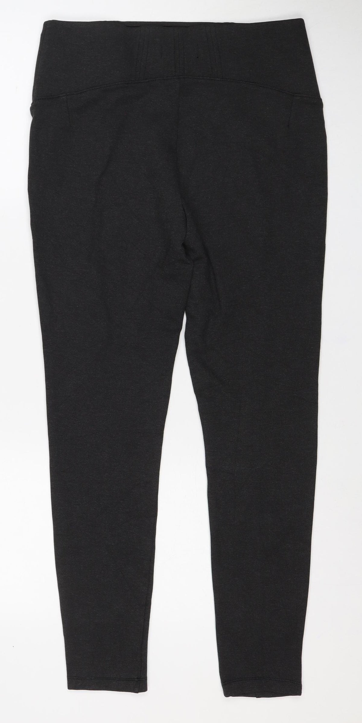 Marks & Spencer Women Black UK 12 Regular Stretch Leggings