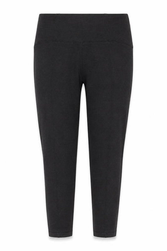 Marks and Spencer Women Black Size 12 Stretch Jersey Leggings