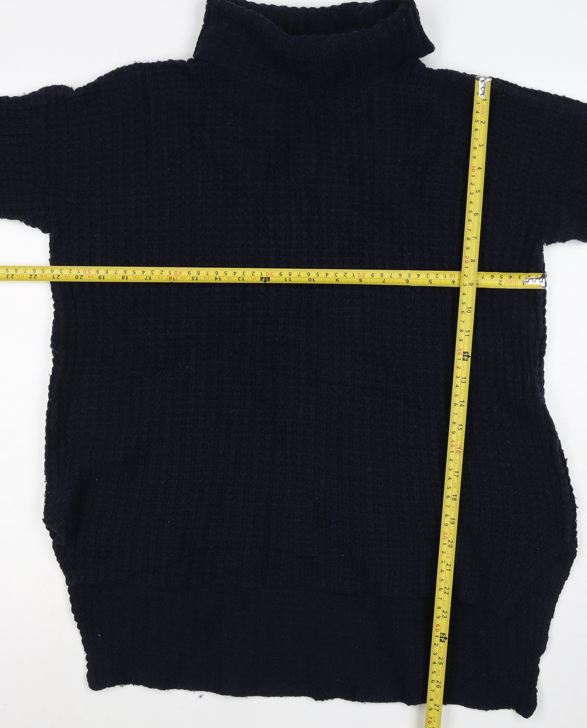 Kin Women’s Blue S Chunky Roll Neck Knit Pullover Jumper
