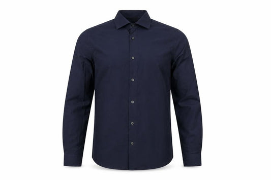 Marks and Spencer Autograph Men's Blue Slim Fit Cotton Shirt S