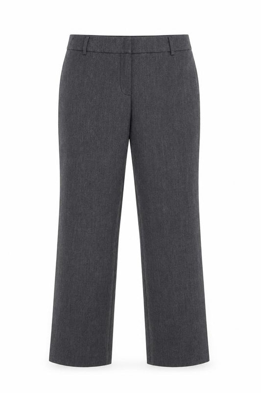 The Collection Debenhams Women Grey Petite UK 10 Straight Dress Trousers