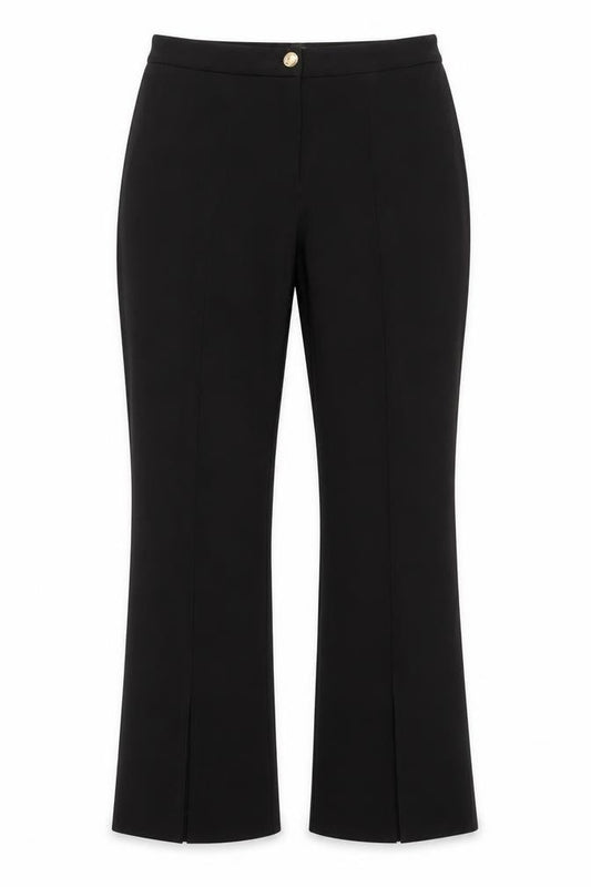 River Island Women’s Black UK 14 High Rise Bootcut Stretch Trousers