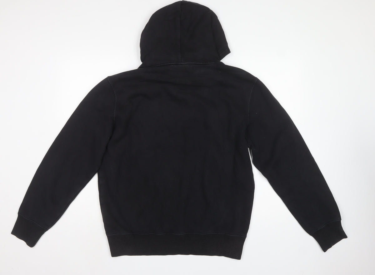 Champion Men’s Black Large Pullover Hoodie Embroidered Logo