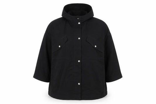Next Women’s Black Size 18 Hooded Cotton Parka Jacket