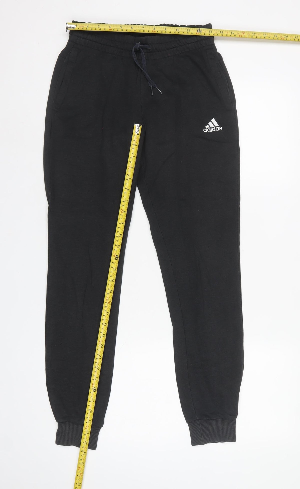 adidas Women’s Black XS Sweatpants Joggers Drawstring Logo