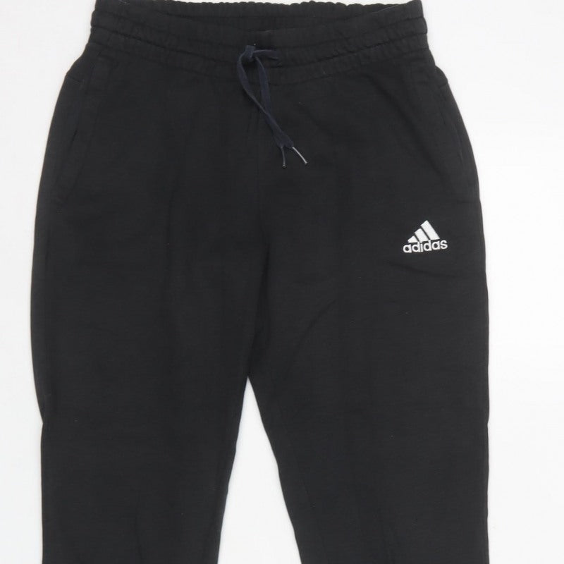 adidas Women’s Black XS Sweatpants Joggers Drawstring Logo