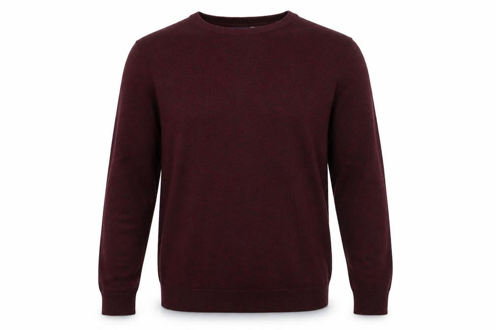Topman Men's Red M Cotton Crew Neck Pullover Knit Jumper