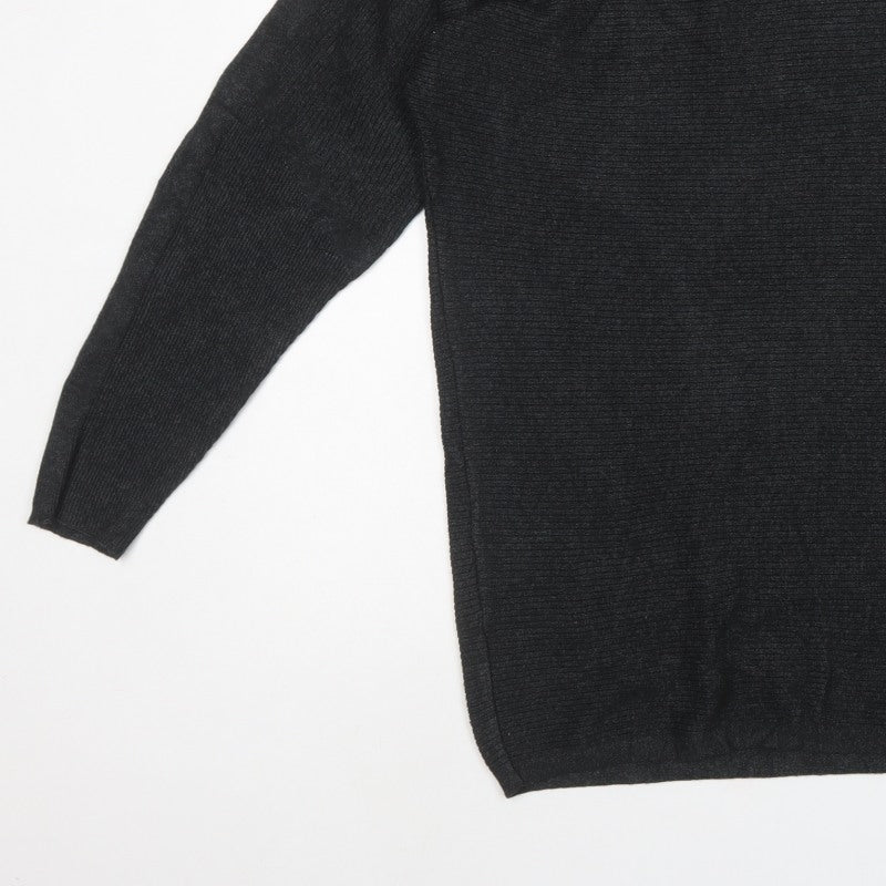 Pebble Bay Women’s Black UK 14 Raglan Sleeve Knit Pullover Jumper