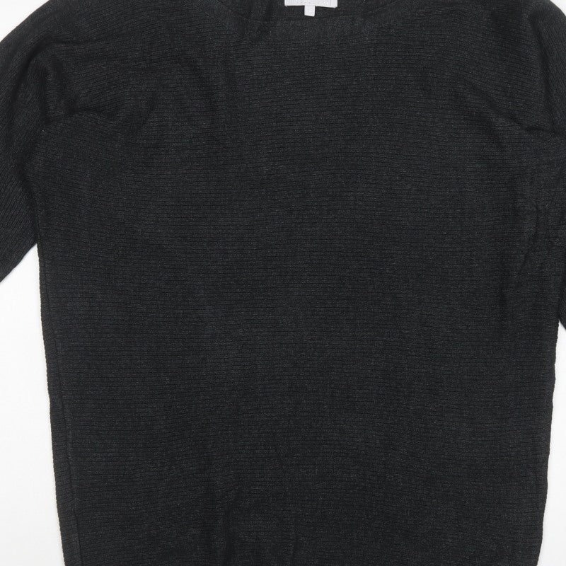 Pebble Bay Women’s Black UK 14 Raglan Sleeve Knit Pullover Jumper