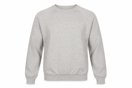 Soul Cal. Men’s Grey Large Crew Neck Cotton Pullover Jumper