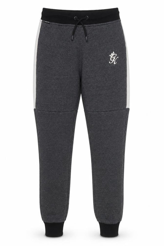 Gym King Women’s Grey Logo Stripe Joggers Size 6 Cotton Blend