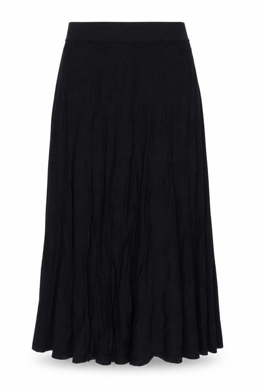 David Nieper Women’s Black UK 14 Merino Wool Knit Pencil Skirt