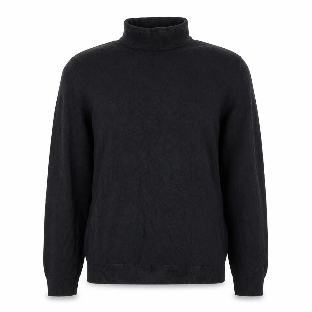 Marks and Spencer Men’s Black L Roll Neck Knit Pullover Jumper