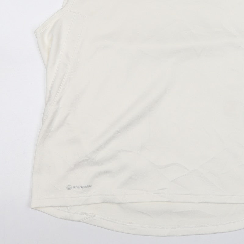 Kookaburra Men’s Ivory XL Basic Sleeveless Cricket Tank Top