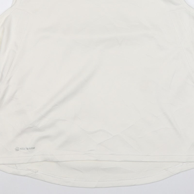 Kookaburra Men’s Ivory XL Basic Sleeveless Cricket Tank Top