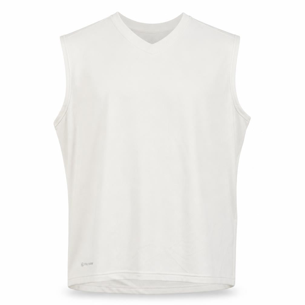 Kookaburra Men’s Ivory XL Basic Sleeveless Cricket Tank Top