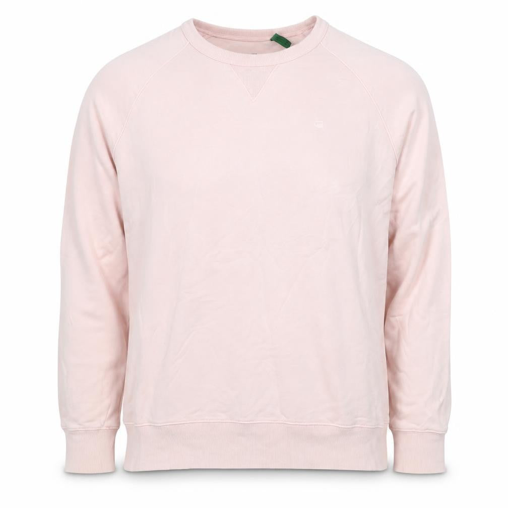 G-Star RAW Men's Pink XL Pullover Crew Neck Logo Sweatshirt