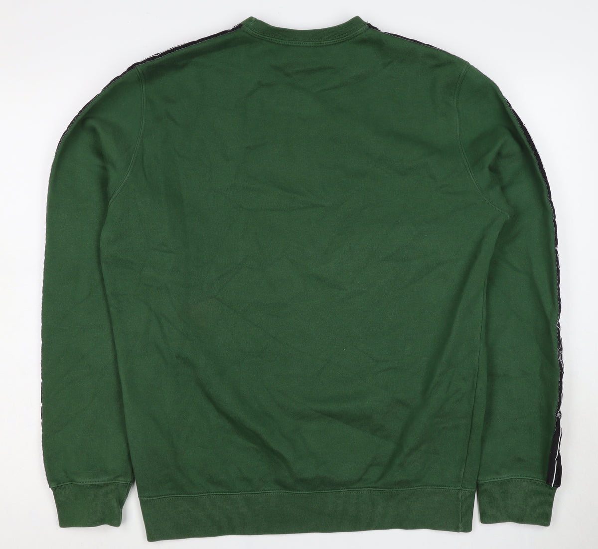 Champion Men’s Green XL Crew Neck Pullover Sweatshirt Logo Tape