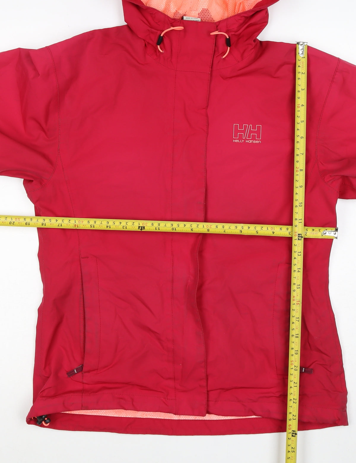 Helly Hansen Women’s Red M Hooded Waterproof Windbreaker Jacket