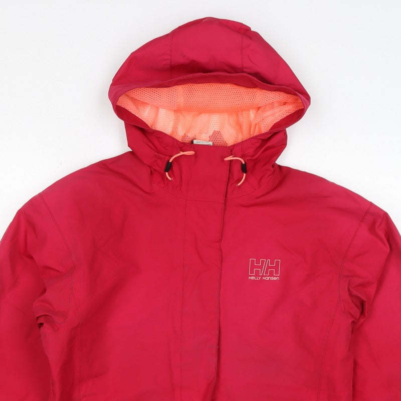 Helly Hansen Women’s Red M Hooded Waterproof Windbreaker Jacket