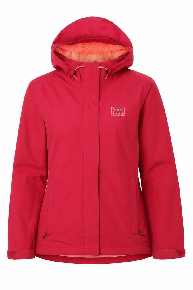 Helly Hansen Women’s Red M Hooded Waterproof Windbreaker Jacket