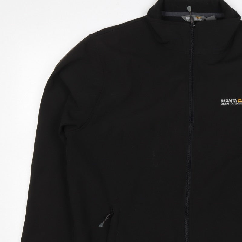 Regatta Men’s Black XL Softshell Full Zip Outdoor Hiking Jacket