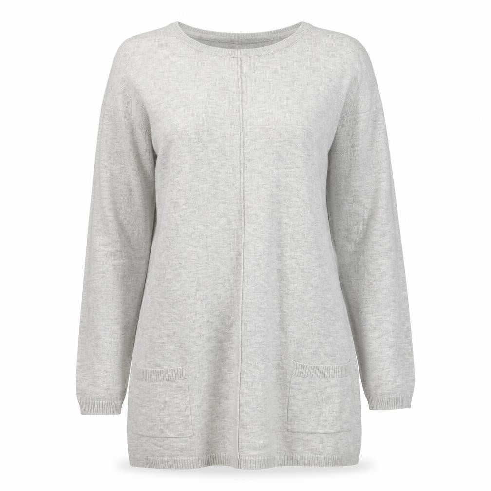 Fat Face Women’s Grey Size 8 Open Knit Longline Cardigan