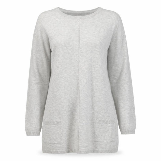 Fat Face Women’s Grey Size 8 Open Knit Longline Cardigan