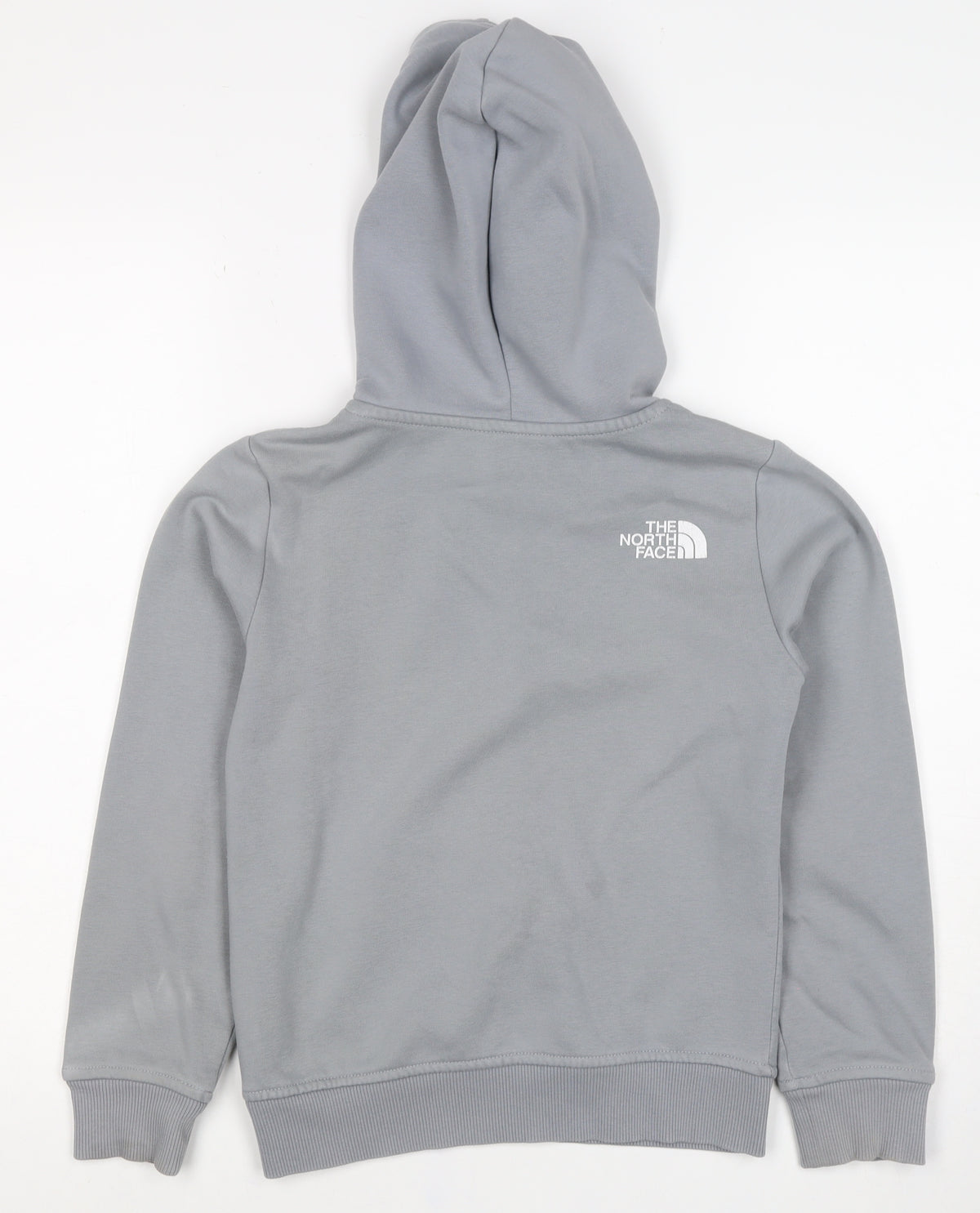 The North Face Boys Grey Logo Pullover Hoodie Age 10 Years