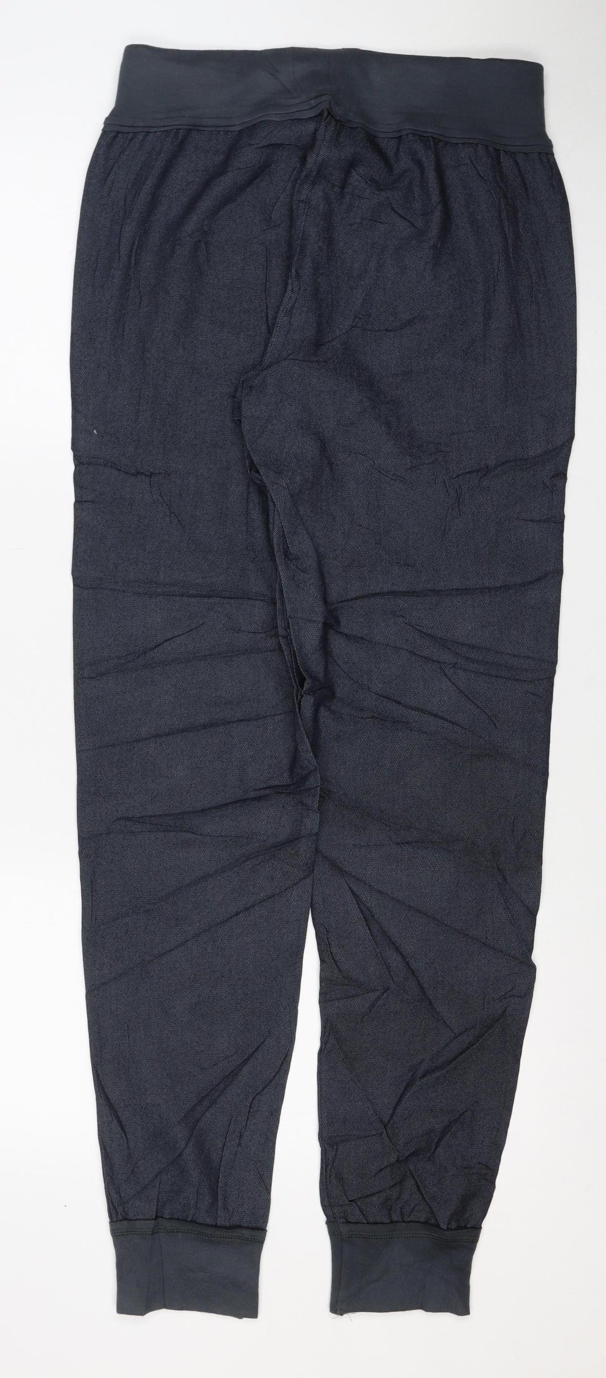 Adidas Men's Navy Blue S Jogger Track Pants Drawstring Zip Pockets