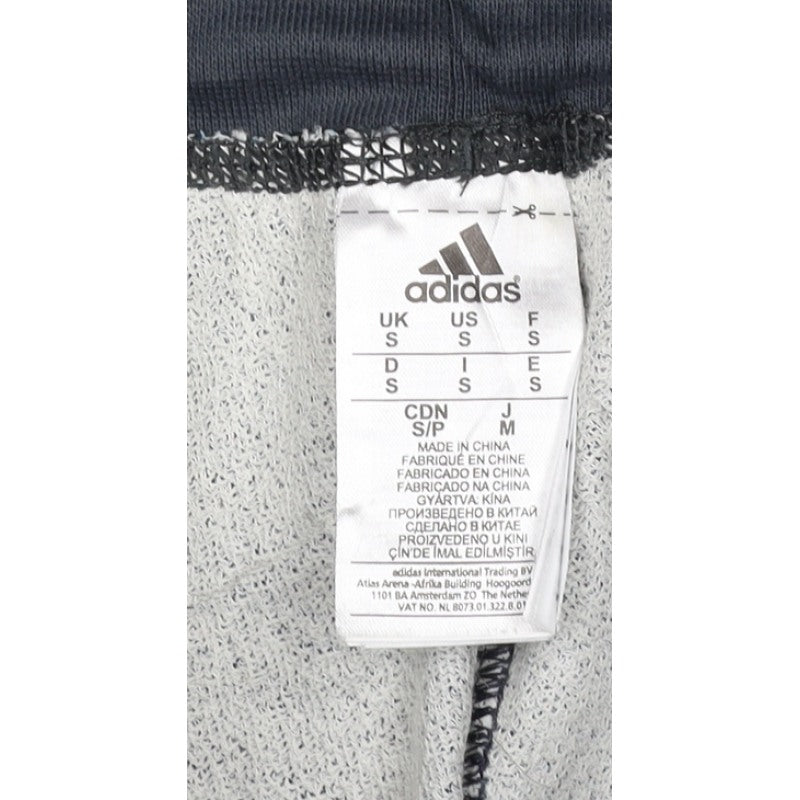 Adidas Men's Navy Blue S Jogger Track Pants Drawstring Zip Pockets