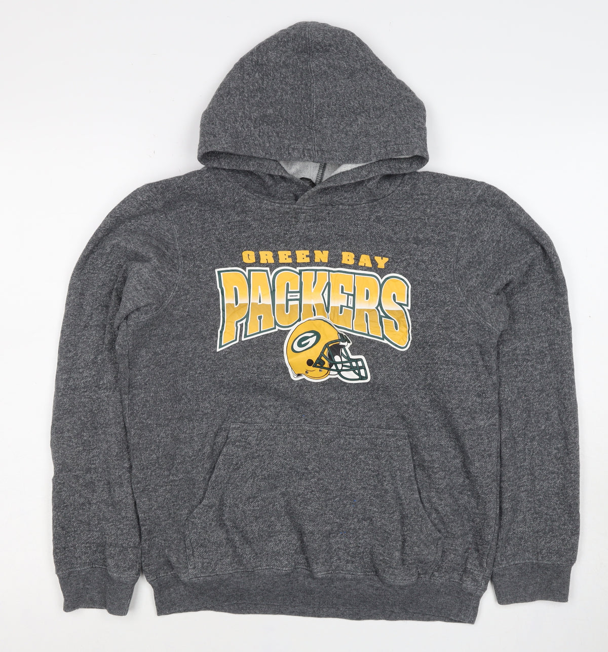 Team Apparel Boys Grey L Green Bay Packers NFL Pullover Hoodie