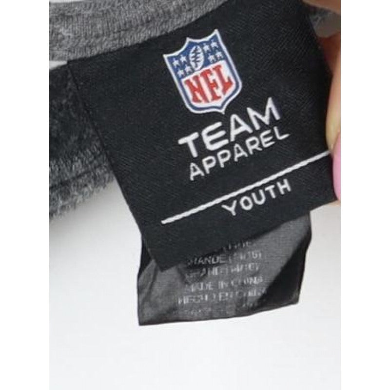 Team Apparel Boys Grey L Green Bay Packers NFL Pullover Hoodie