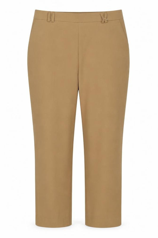 Dorothy Perkins Women Beige UK 12 Wide-Leg Tailored Trousers