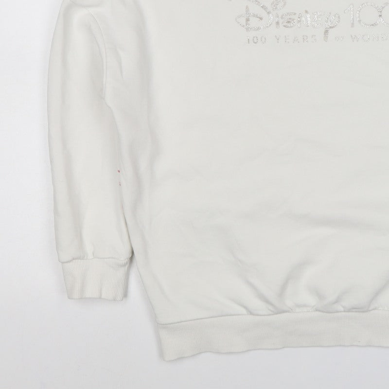 George Disney 100 Women’s Ivory M Graphic Character Sweatshirt