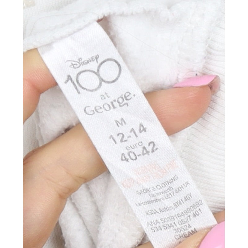 George Disney 100 Women’s Ivory M Graphic Character Sweatshirt
