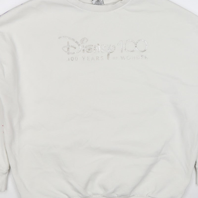 George Disney 100 Women’s Ivory M Graphic Character Sweatshirt