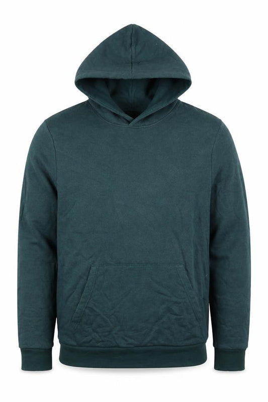 Topman Men’s Dark Green M Pullover Hoodie Kangaroo Pocket