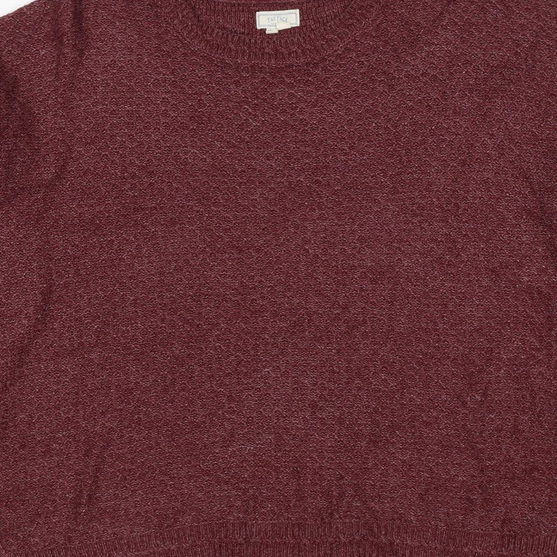 Fat Face Women’s Red Size 16 Crew Neck Knit Pullover Jumper