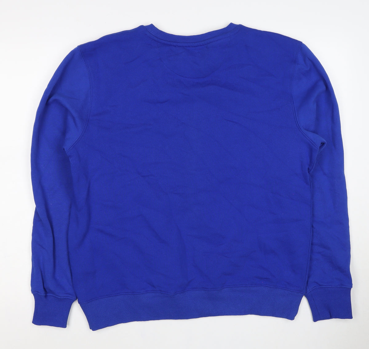 Genuine Merchandise Men's Blue XL Cube Logo Crew Neck Sweatshirt