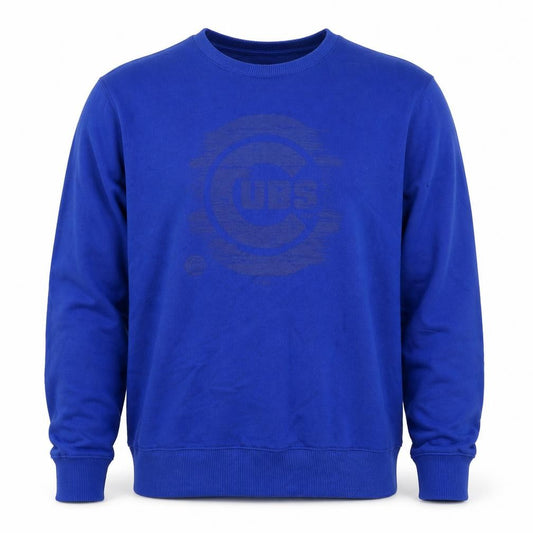 Genuine Merchandise Men's Blue XL Cube Logo Crew Neck Sweatshirt