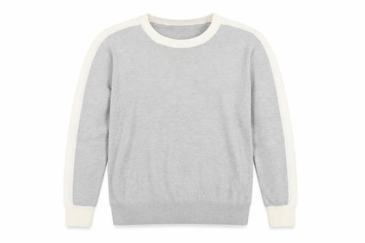 Marks and Spencer Women Grey Ivory Crew Neck Jumper Size 12