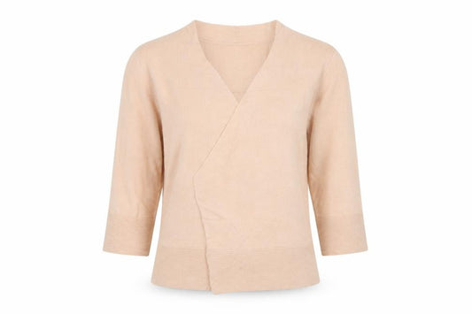 Marks & Spencer Women Pink UK 14 Open V-Neck Knit Cardigan
