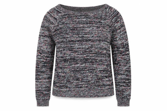 BDG Women’s Multicoloured Marl Knit Crew Neck Jumper UK M