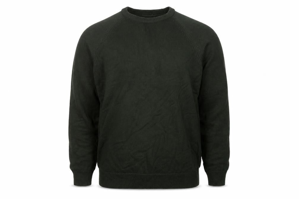 Cotton Traders Men’s Green Cotton Crew Neck Pullover Jumper M