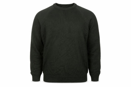 Cotton Traders Men’s Green Cotton Crew Neck Pullover Jumper M