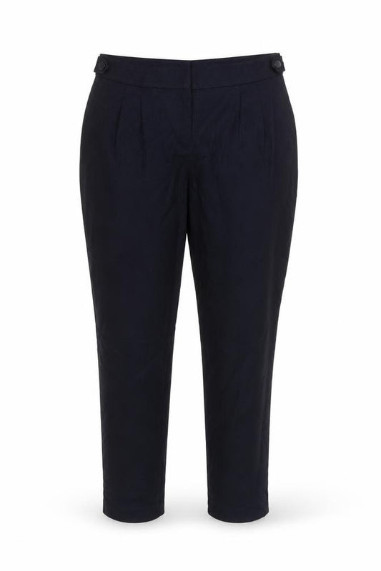 Next Women Blue UK 8R Tailored Tapered Dress Trousers Pockets