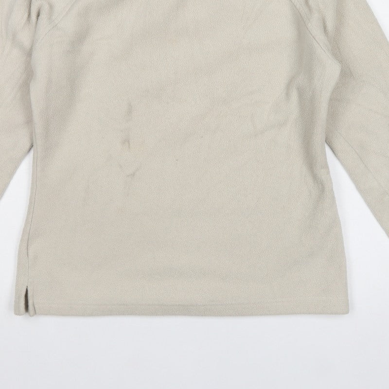 Peter Storm Women’s Ivory Size 12 Fleece V-Neck Pullover Sweatshirt