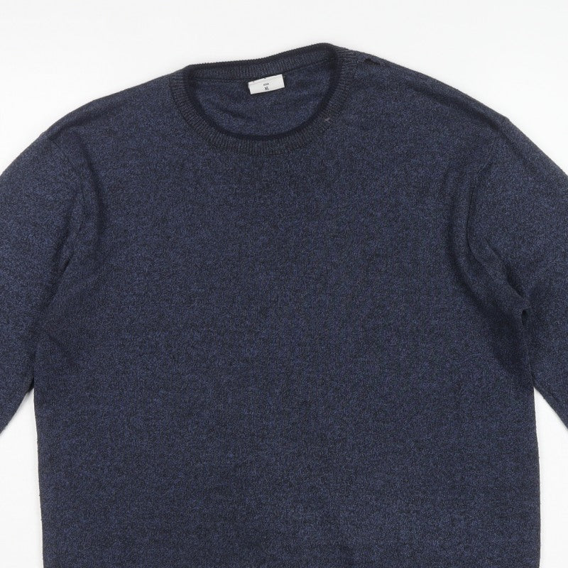 Lee Cooper Mens Blue XL Crew Neck Knit Pullover Jumper