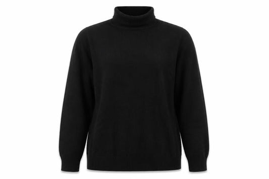 Marks & Spencer Women’s Black M Roll Neck Knit Pullover Jumper